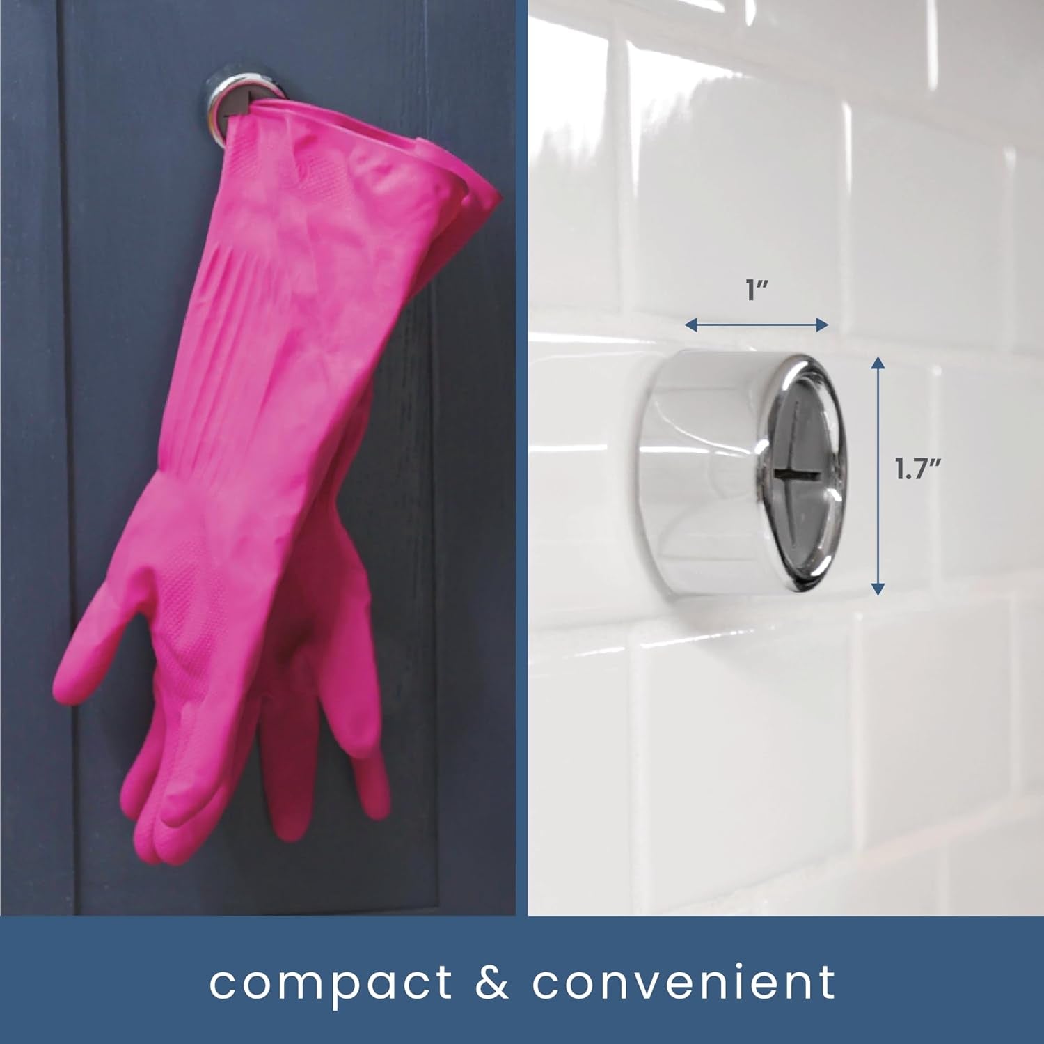 Adhesive Push Towel Hooks