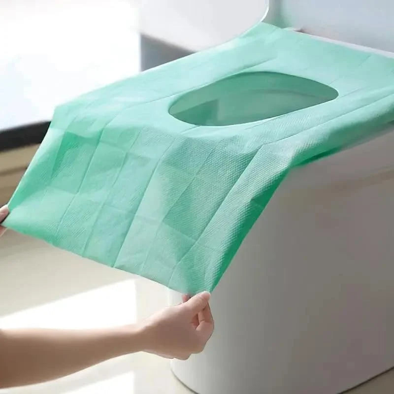 Disposable Toilet Seat Covers, Travel Size, 20 Pack, Gentle Toilet Seat Protectors for Home, Bathroom, Hotel, Salon, Adults and Kids