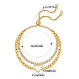Style Design Hand Jewelry Stacked Chain Splicing Chain Love Bracelet Premium 18K Gold Bracelet
