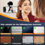 360° Adjustable Rotating Folding Magnetic Phone Holder Vacuum Suction Mag Stand for Car Navigation Gym Kitchen - Universal GPS Streaming Bracket