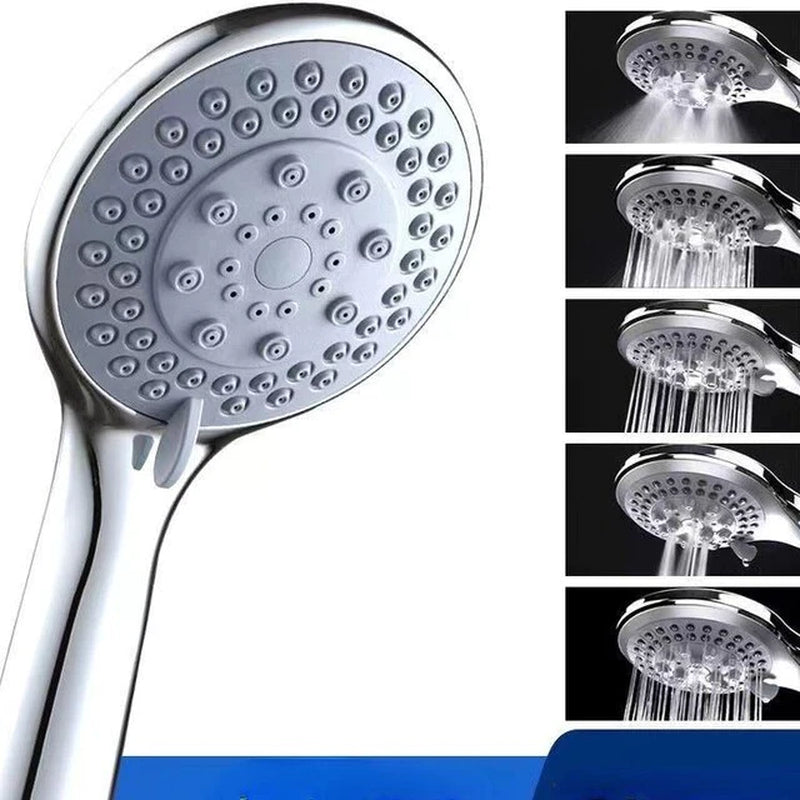 High Pressure Shower Head 5 Settings Handheld Shower Heads Spray with 5 FT Hose