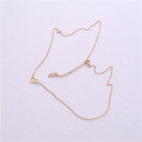 Initial Love Necklace for Women — 18K Gold Plated, Personalized Letter Pendant