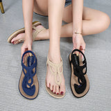 Women'S Bohemian Flat Sandals – Summer Roman Style Beach Shoes