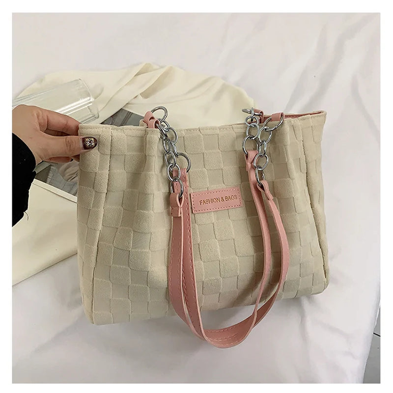 2026 New Trendy Large-Capacity Women'S Shoulder Bag, Fashionable Versatile Underarm Tote Bag, Casual Handbag for Commuting