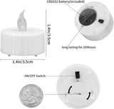 5 Pack Flamless Tea Lights Candles Battery Operated - Led Tea Lights Candles with Battry Powered Flickering Fake Tealights for Wedding Party Birthday Home Decoration (Warm White)