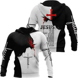 3D Christian Jesus Hoodies for Men Women Unisex Praying Hands Sweatshirt Pullover King Printed Sweater