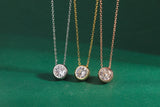 Gold Zircon Choker Necklace for Women — 18K Gold Plated, CZ Stone, Adjustable