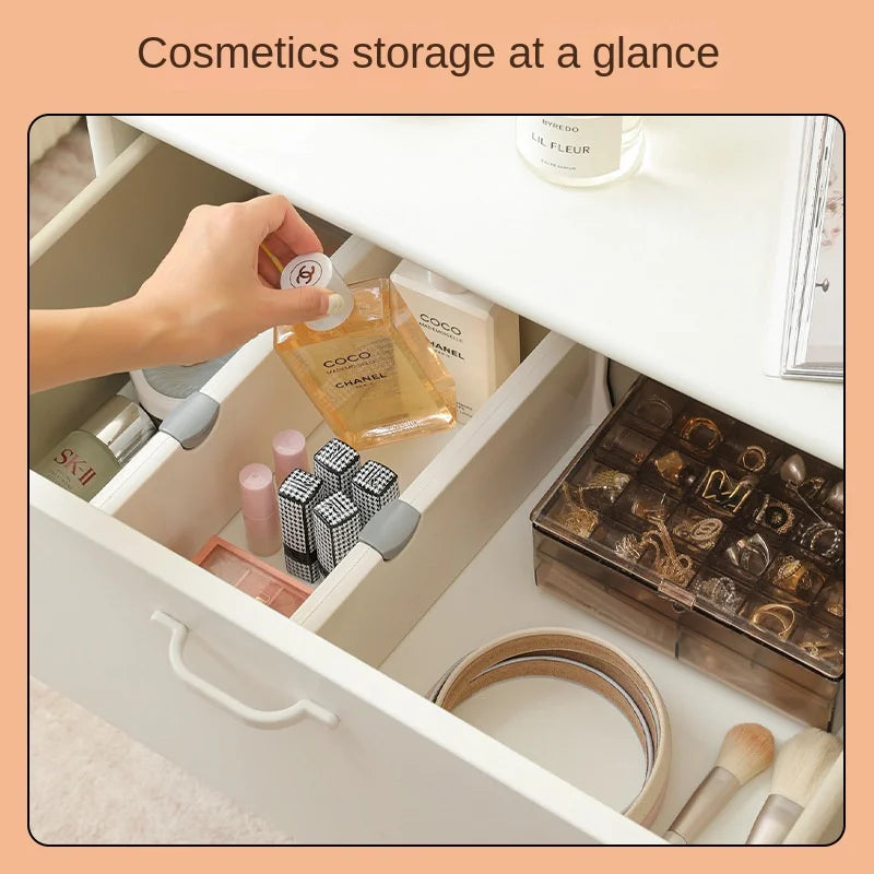 Adjustable Drawer Divider – Expandable Drawer Organizer for Kitchen, Bedroom, Closet & Office Storage