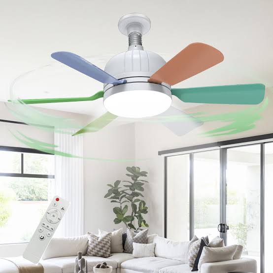 E27 LED Ceiling Fan Light with Remote Control