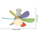 E27 LED Ceiling Fan Light with Remote Control