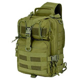 JupiterGear 15L Tactical Sling Backpack with MOLLE Strap