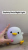Doudou Duck Silicone Night Light – USB Rechargeable with Timer & Clap Control