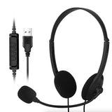USB Headset with Microphone – Noise Cancelling PC Headphones