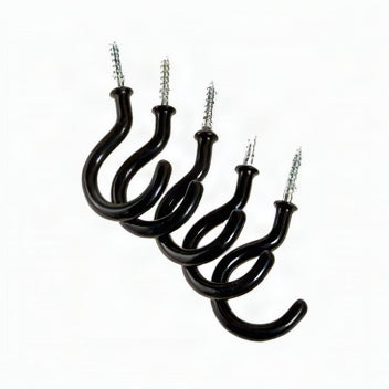 10 Pack 2-Inch Ceiling & Wall Screw Hooks for Hanging Plants