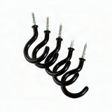 10 Pack 2-Inch Ceiling & Wall Screw Hooks for Hanging Plants