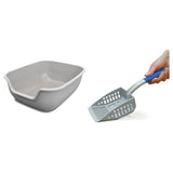 Betterbox Large Non-Stick Cat Litter Box – Open Top ABS Plastic